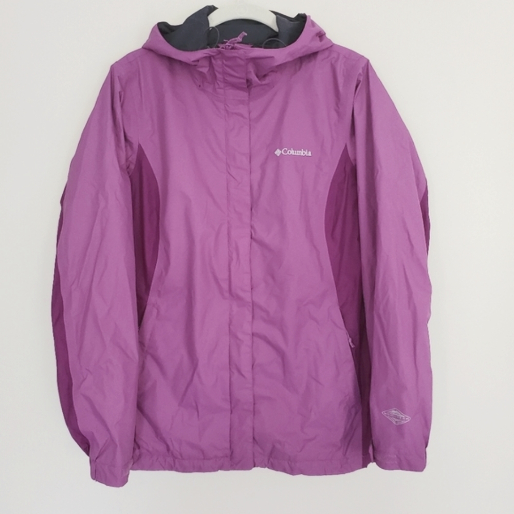 Columbia Omni-Tech Wind And Water Proof Jacket Pink Womens Medium